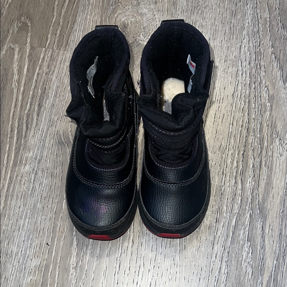 UGG Kids Black and Red Boots